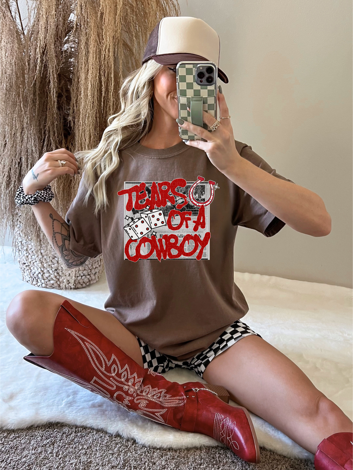 Tears of Cowboys Brown- Multiple Styles