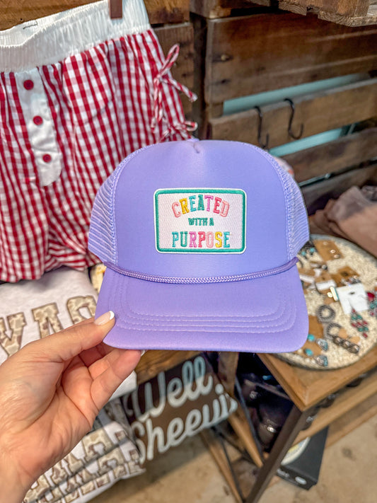 Created With A Purpose Trucker Hat