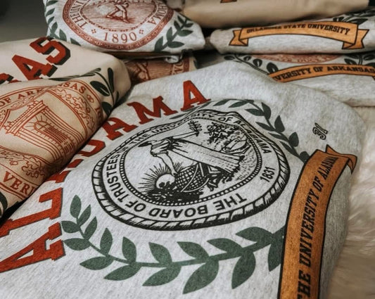 Vintage University Tee- SUBLIMATION