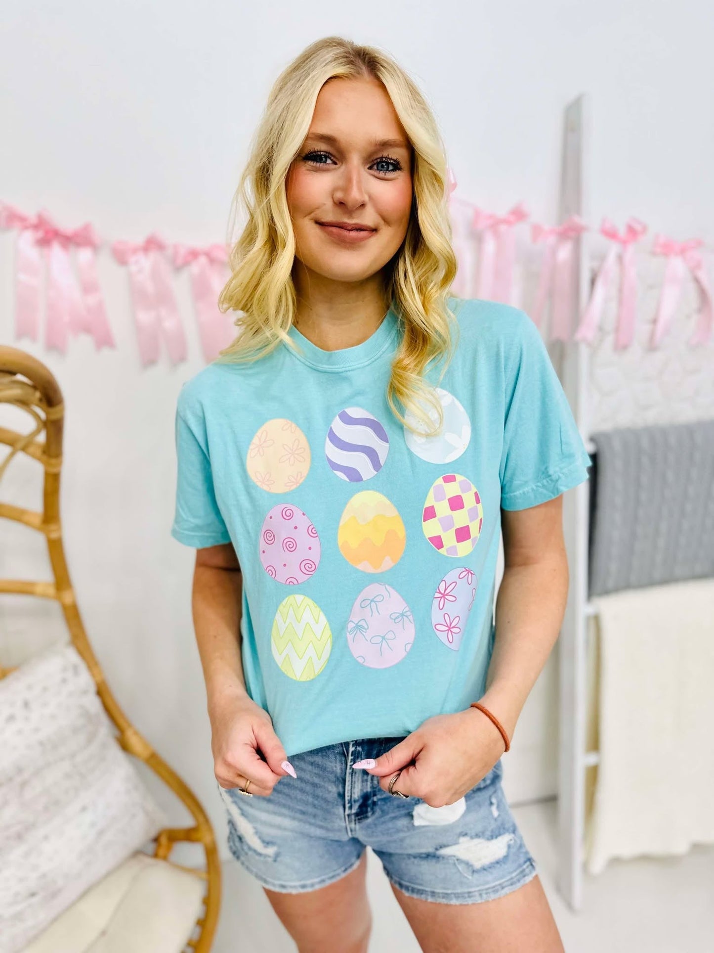 Egg Trio Stack DTF Tee