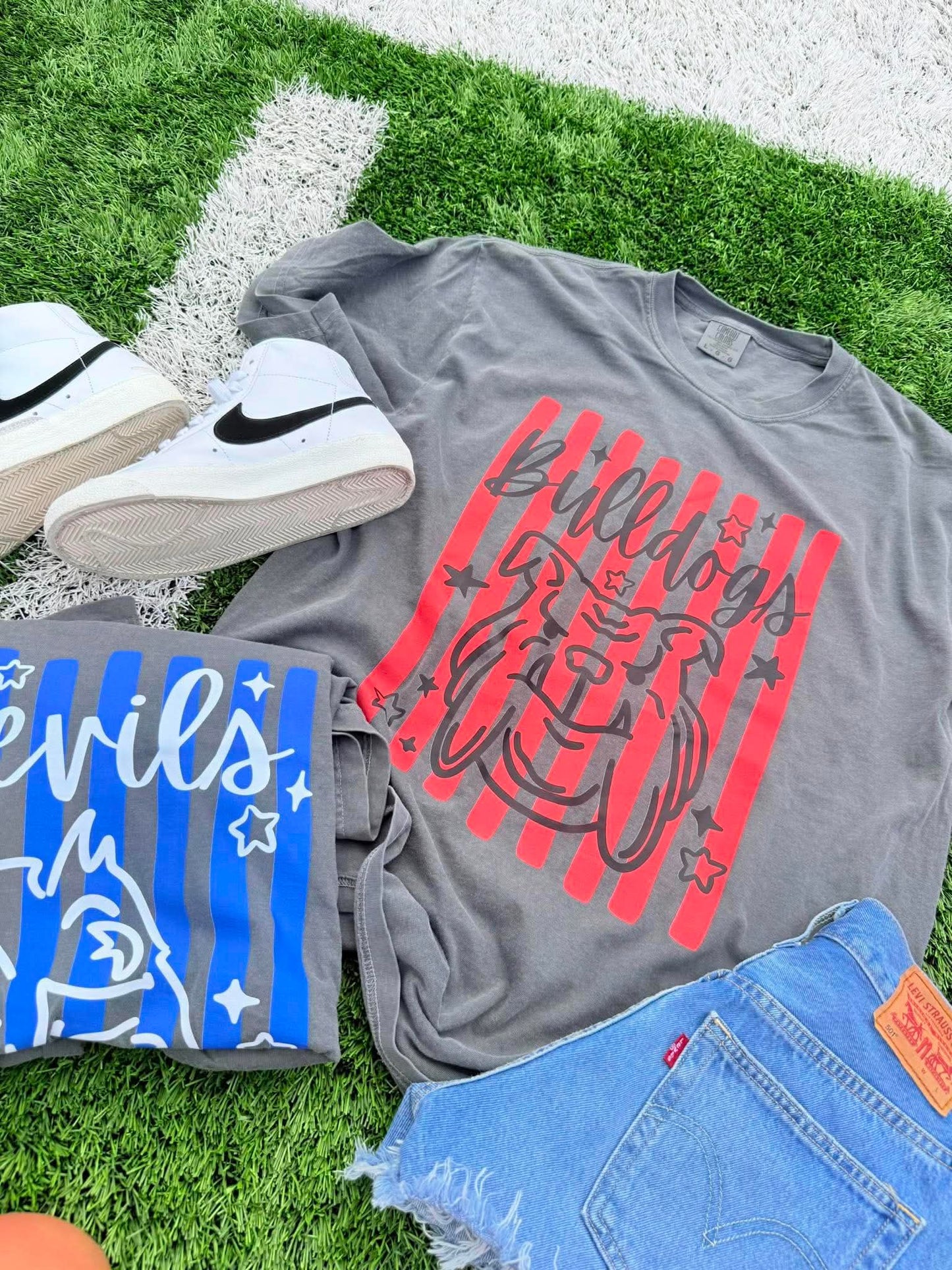 Striped Mascot GAME103 Spirit Wear