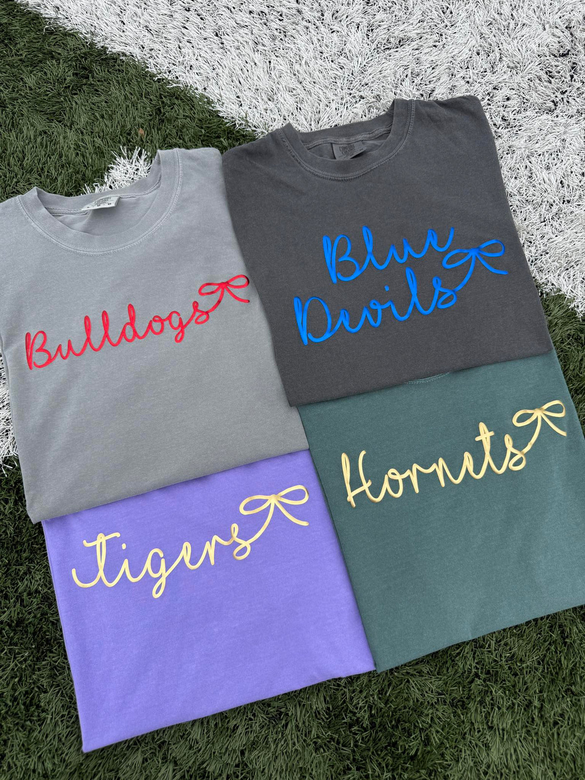 Custom Tiny Bow Puff Graphic Tee