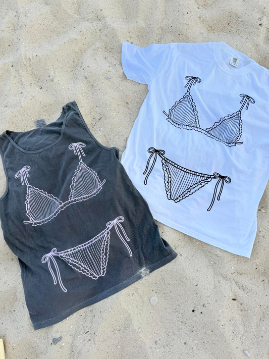 Bathing Suit Cover Up DTF graphic Tee SPRING39