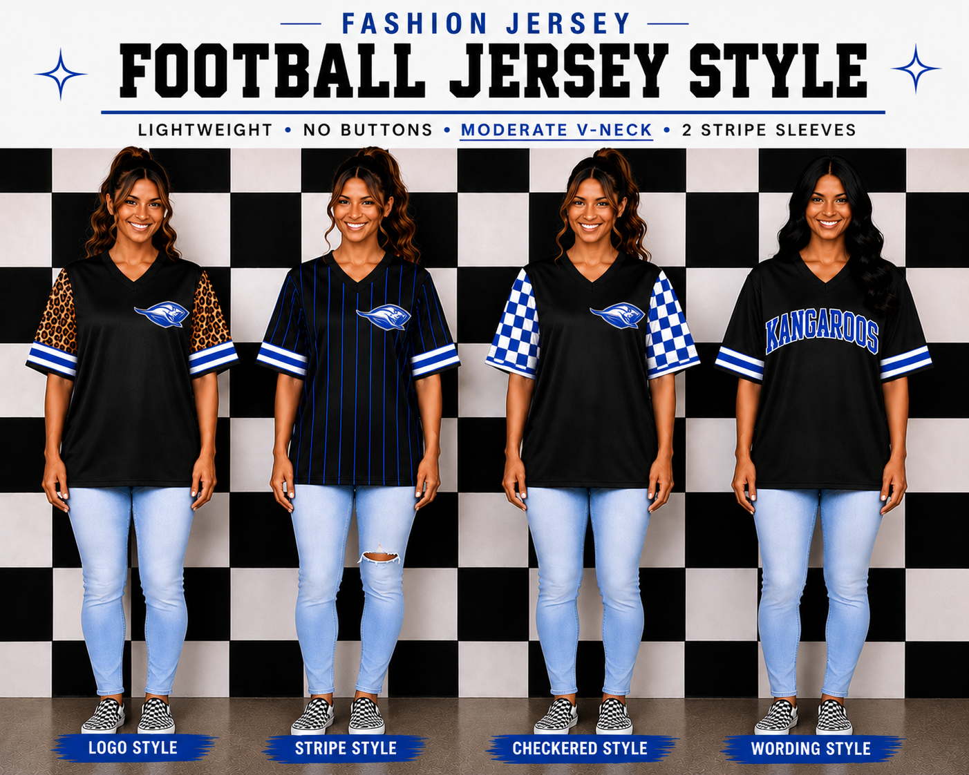Magnolia On The Go Custom Friday Night Lights Jersey NO BUTTONS - Youth