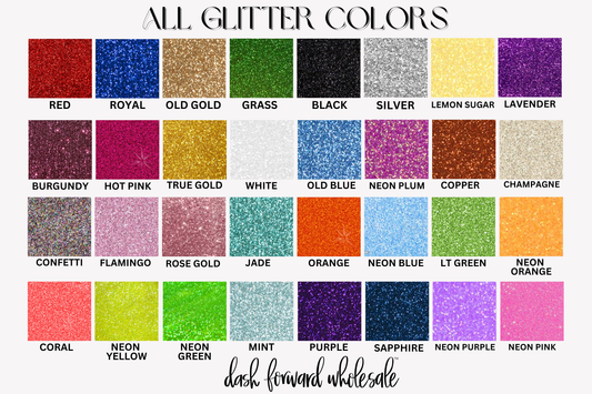 Baseball Script Font Glitter and Puff Vinyl Design