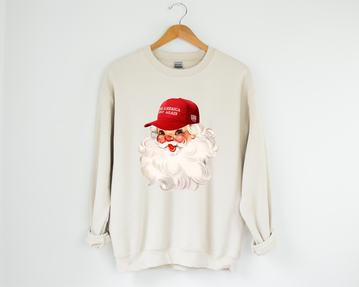 MAGA Retro Santa design tee or sweatshirt 2024