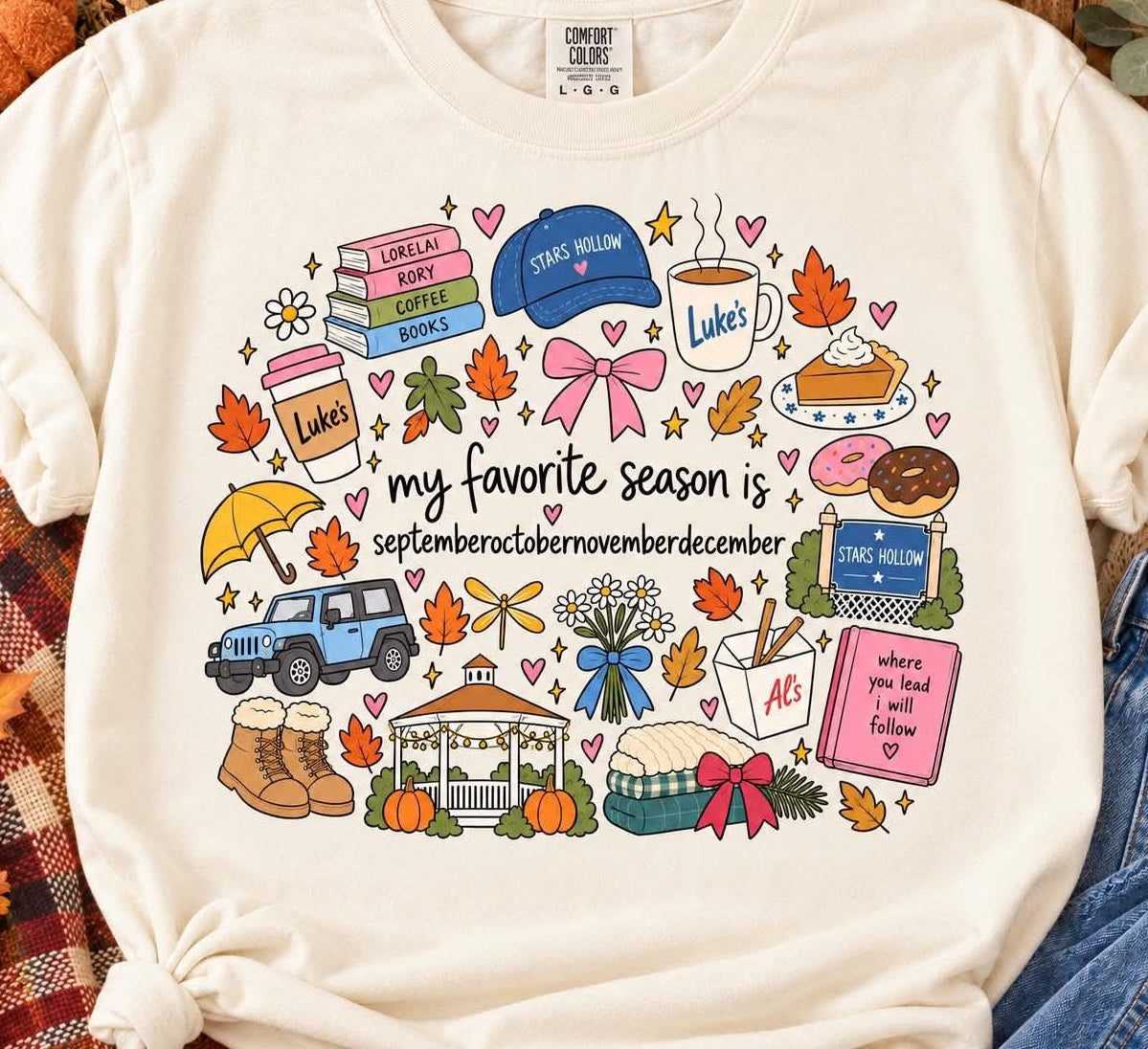 My Favorite Season TV Quote DTF FALL63 Top